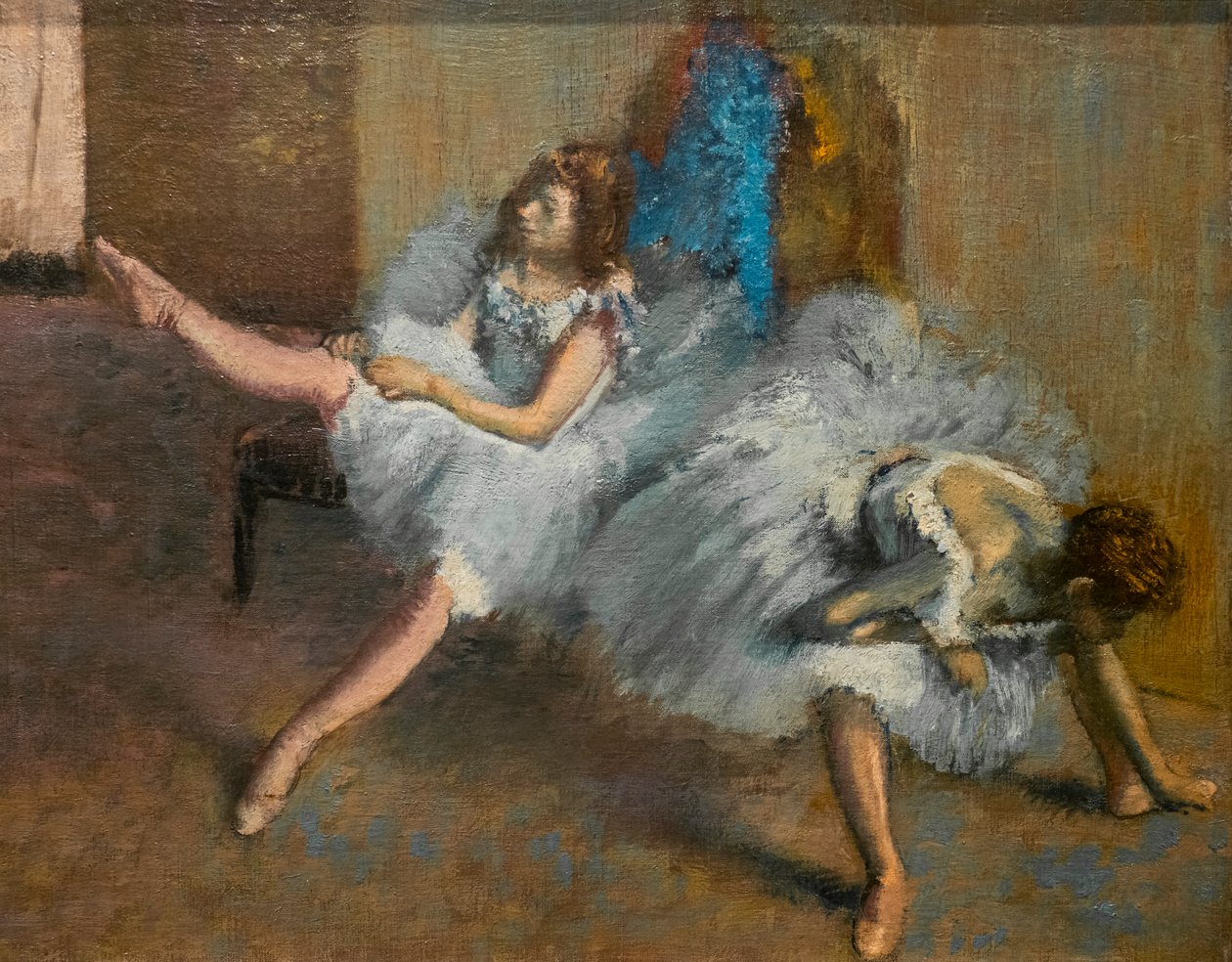 Ismétlőszobában (részlet). 1890-1892. Olajfestmény. alkotó: Edgar Degas