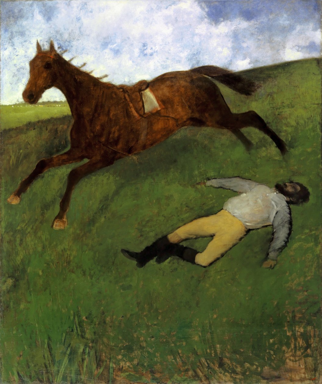 Sérült Jockey, 1896-98 alkotó: Edgar Degas