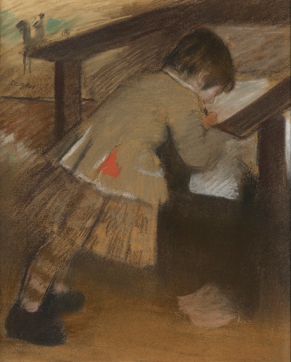 Jacques de Nittis gyermekként alkotó: Edgar Degas