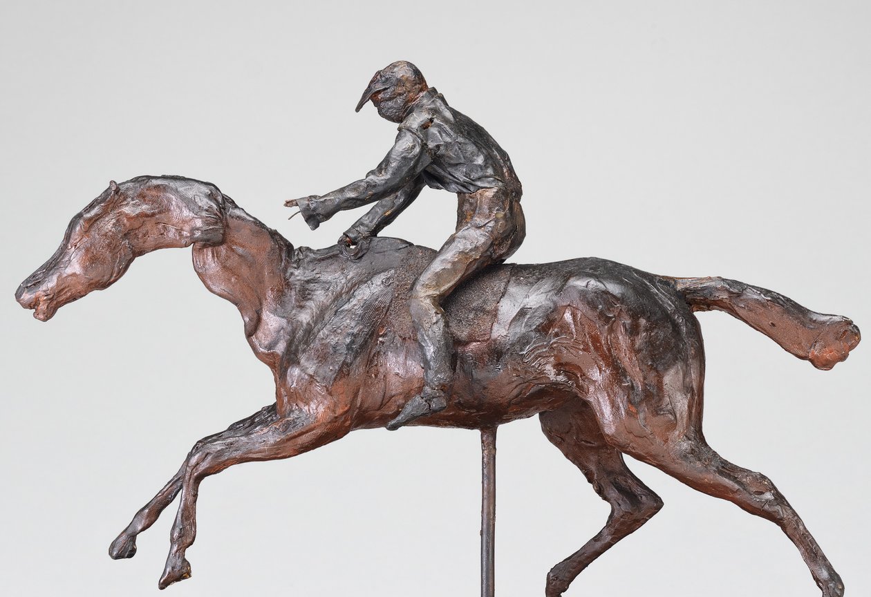 Jockey sapkával, valószínűleg 1890-es évek. alkotó: Edgar Degas