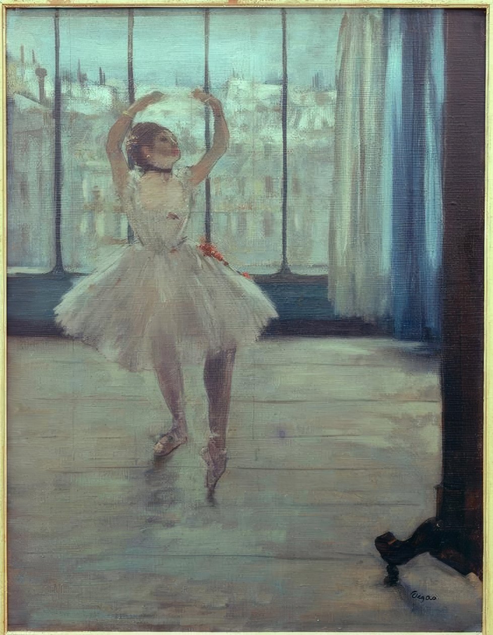 A táncos a fotósnál alkotó: Edgar Degas