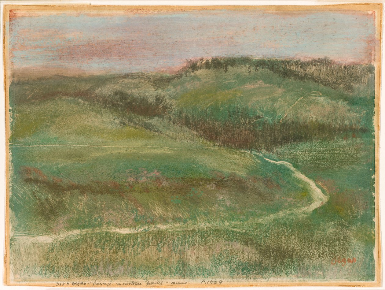 Tájkép alkotó: Edgar Degas
