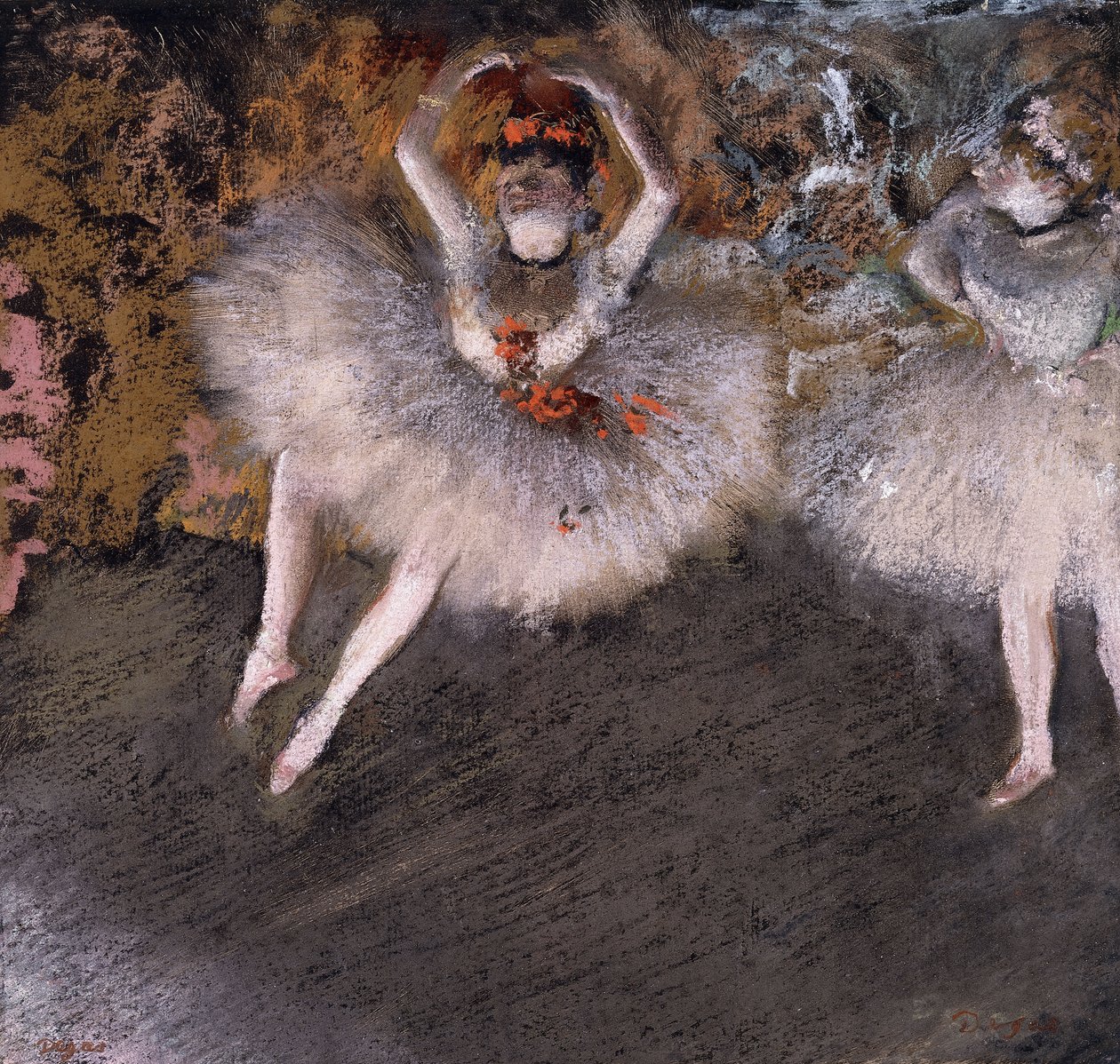 A vert lépés, 1879 körül alkotó: Edgar Degas