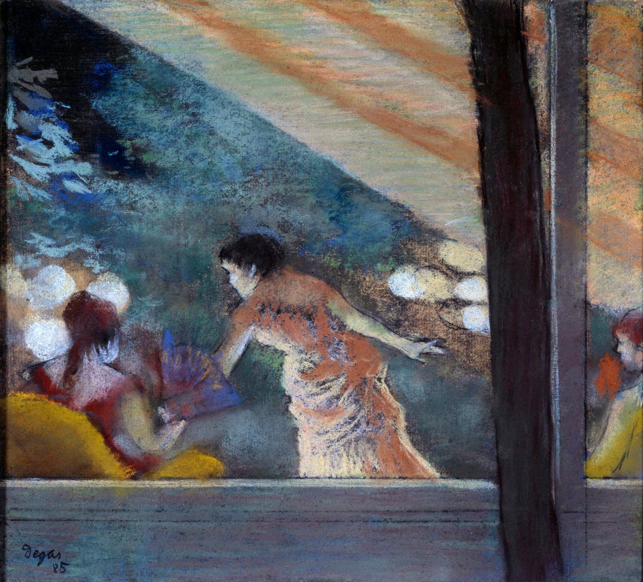A Ambassadors Pastel kávézókoncertje Edgar Degas (1834-1917) rézkarcán 1885 Méret: 0,26x0,29 m Párizs, Musée d