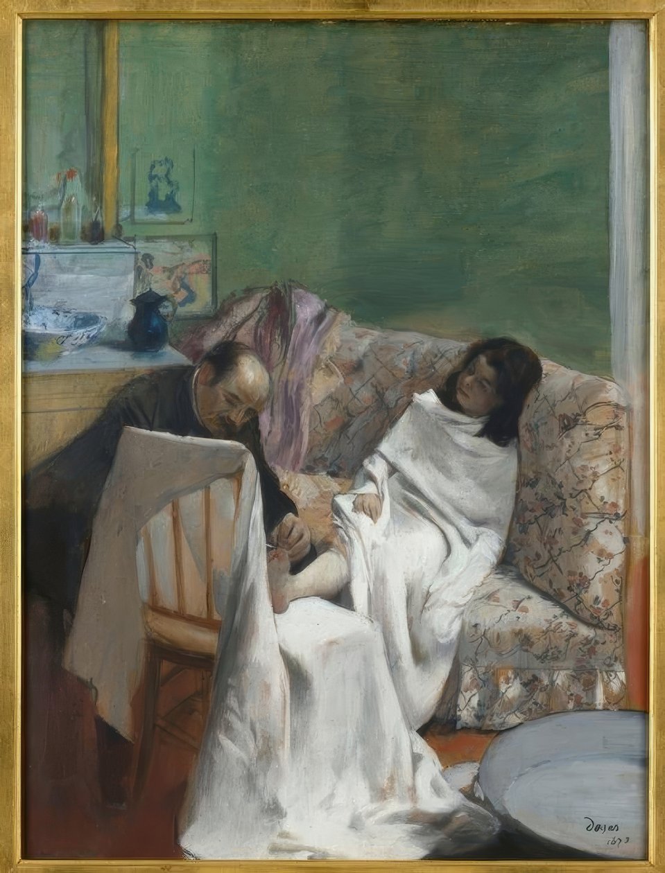 A pedikűr alkotó: Edgar Degas