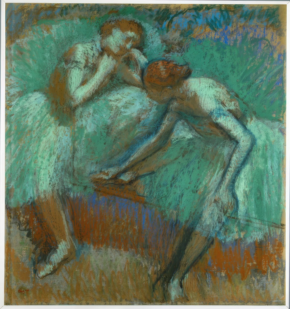 A nagy zöld táncosok alkotó: Edgar Degas
