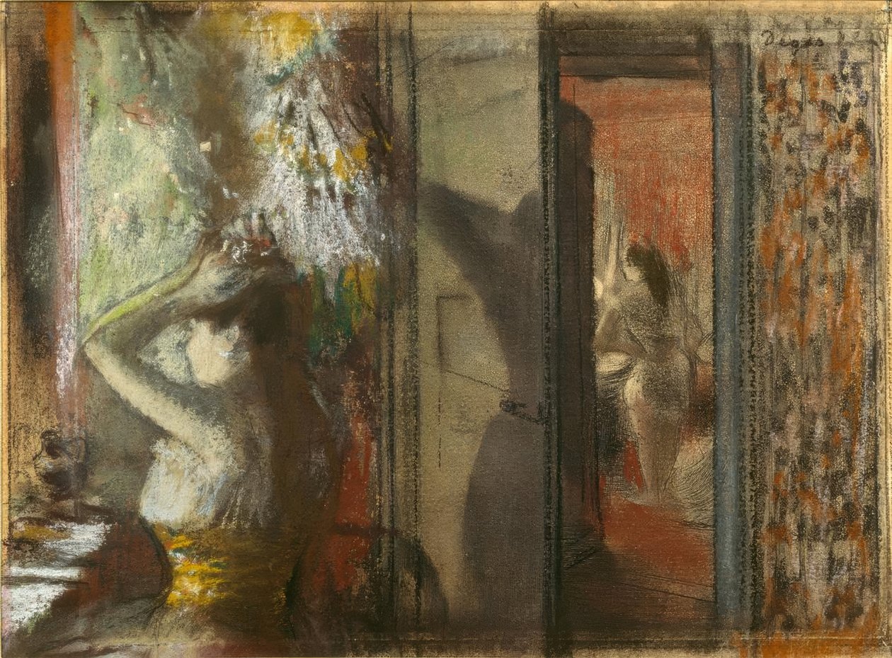 Színészek öltözői alkotó: Edgar Degas