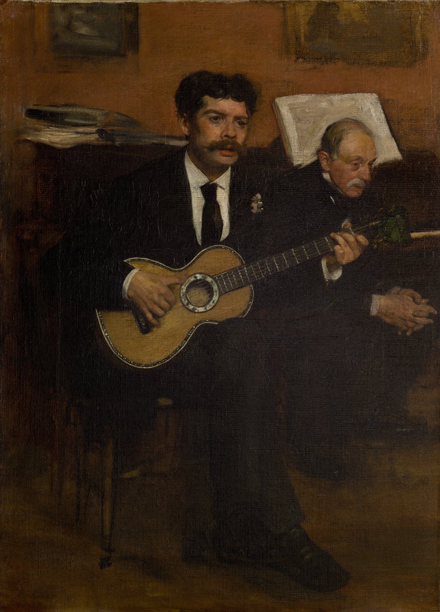 Lorenzo Pagans és Auguste de Gas alkotó: Edgar Degas