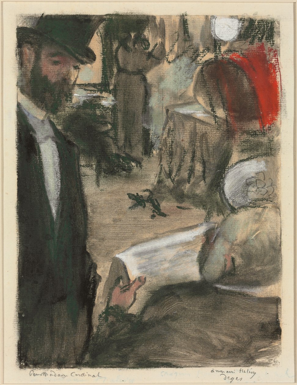 Ludovic Halevy megtalálta Madame Cardinalt egy loge-ban alkotó: Edgar Degas