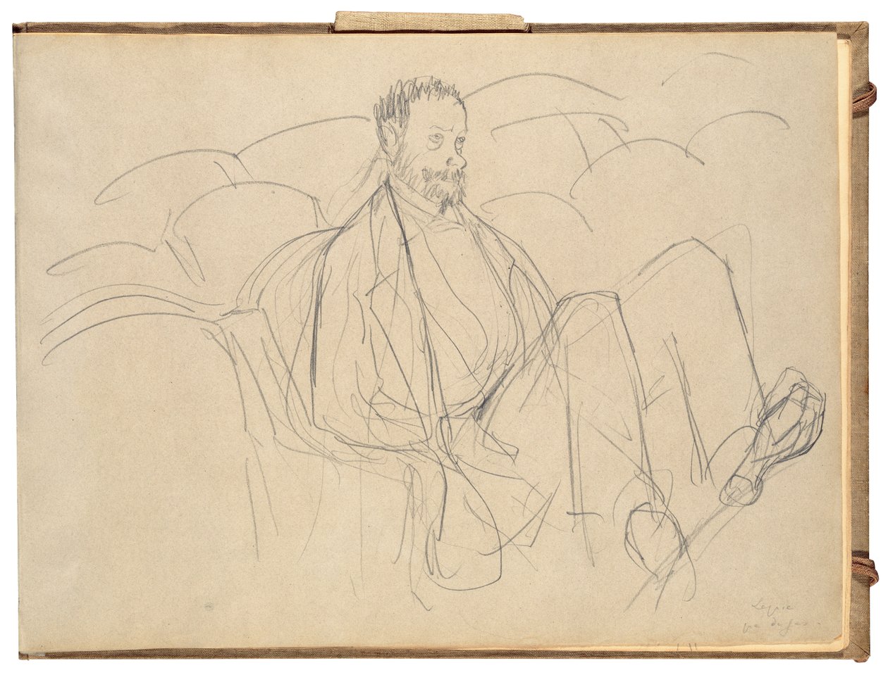 Ludovic Lepic a színházban alkotó: Edgar Degas