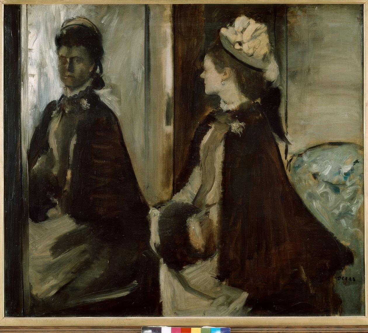 Madame Jeantaud a tükörnél alkotó: Edgar Degas