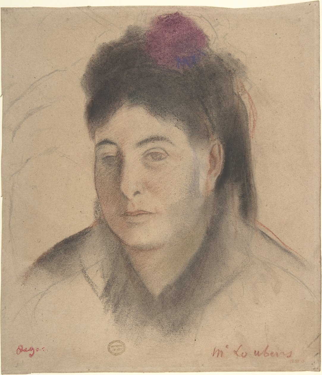 Loubens asszony alkotó: Edgar Degas
