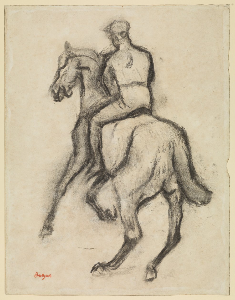 Ember lóháton, 1888 körül alkotó: Edgar Degas