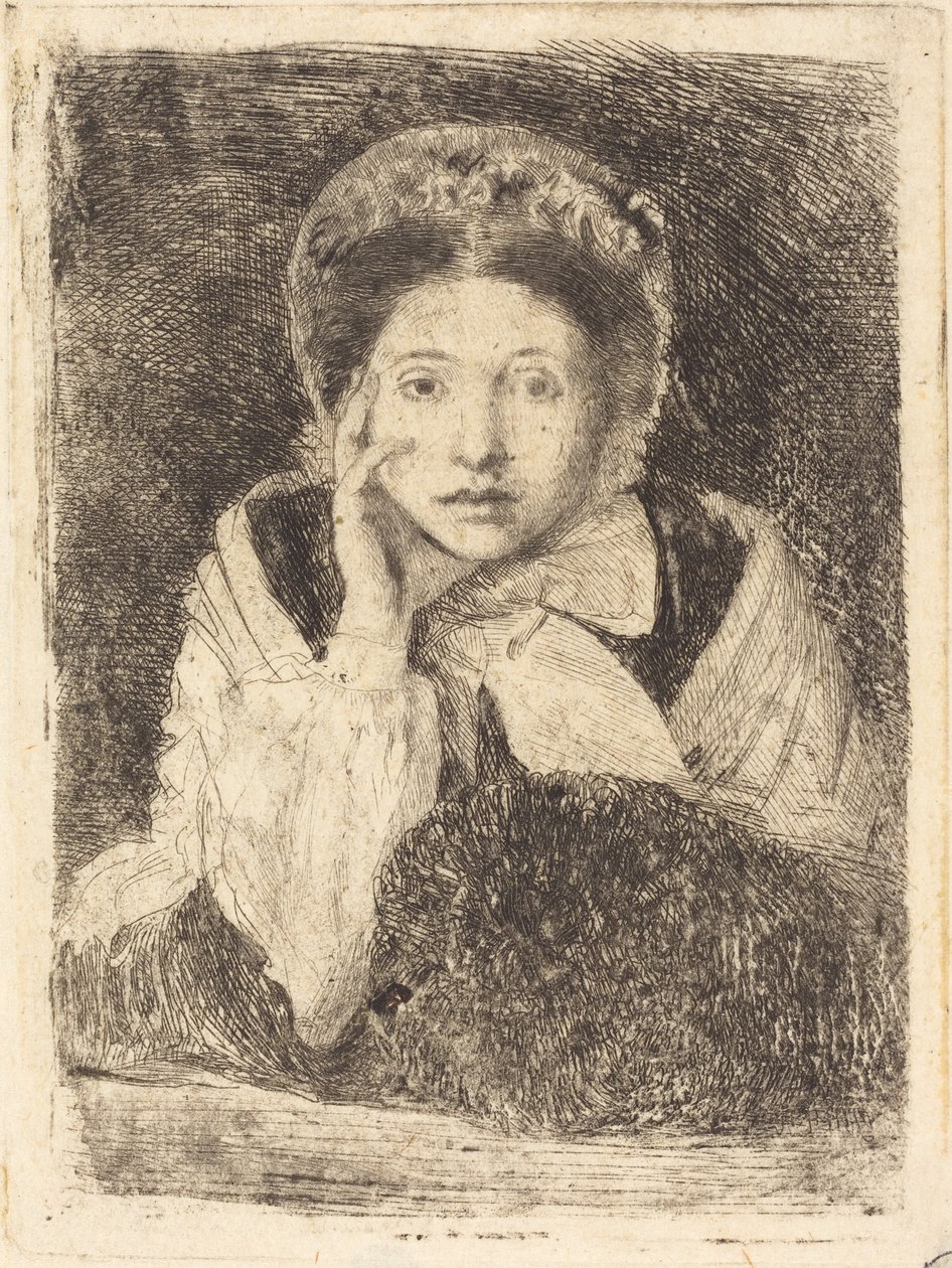 Marguerite De Gas, a művész nővére Marguerite De Gas, a művész nővére, 18601862. alkotó: Edgar Degas