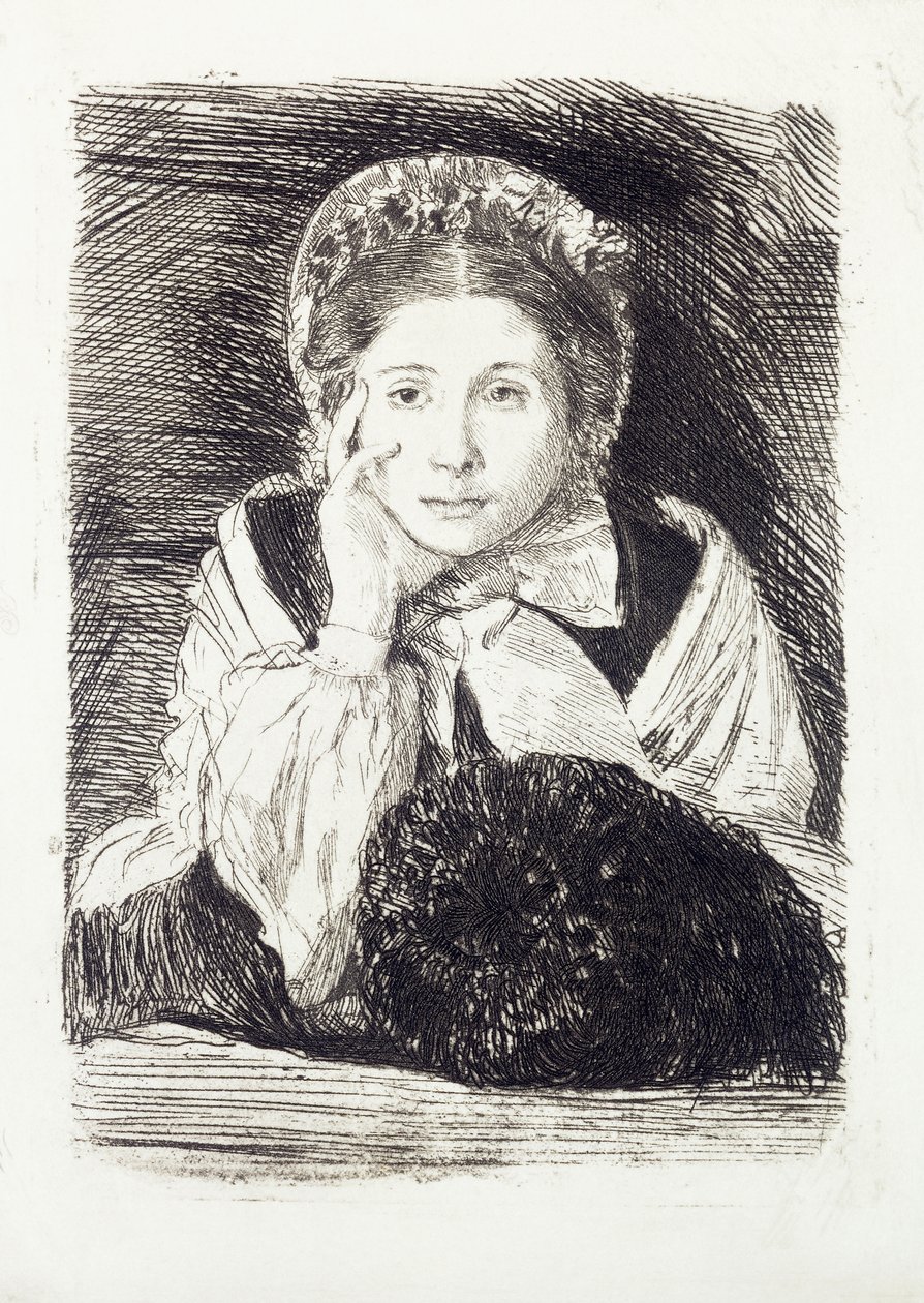 Marguerite, 1860-62 körül alkotó: Edgar Degas