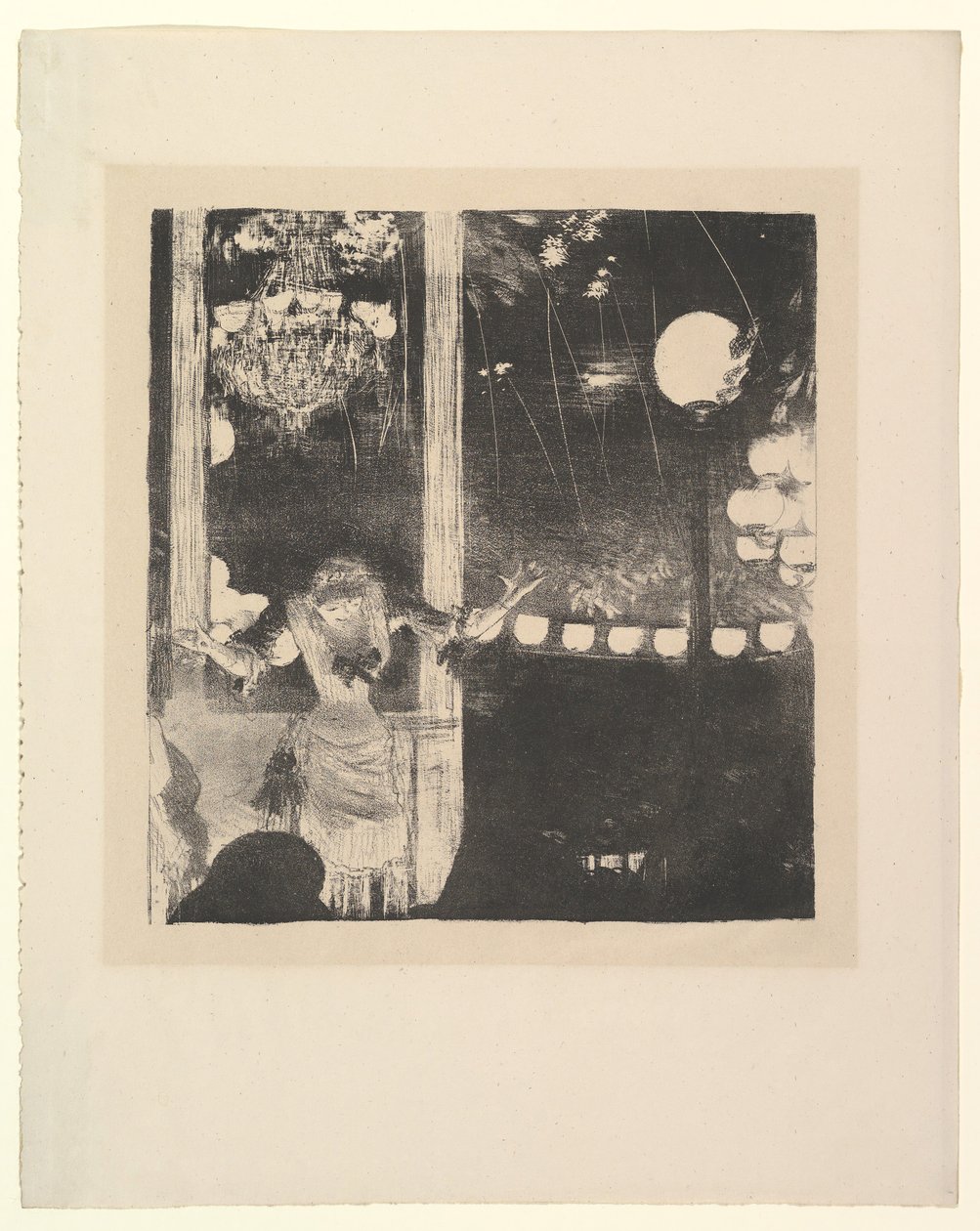 Bécat kisasszony a párizsi Café des Ambassadeurs-ben, 1877-78. alkotó: Edgar Degas