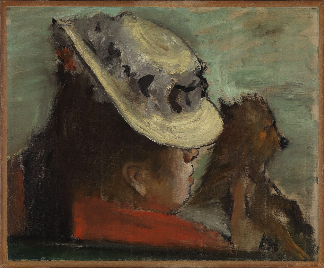 Norvég Bokmål:  Dame med hund Lady with a Dog alkotó: Edgar Degas