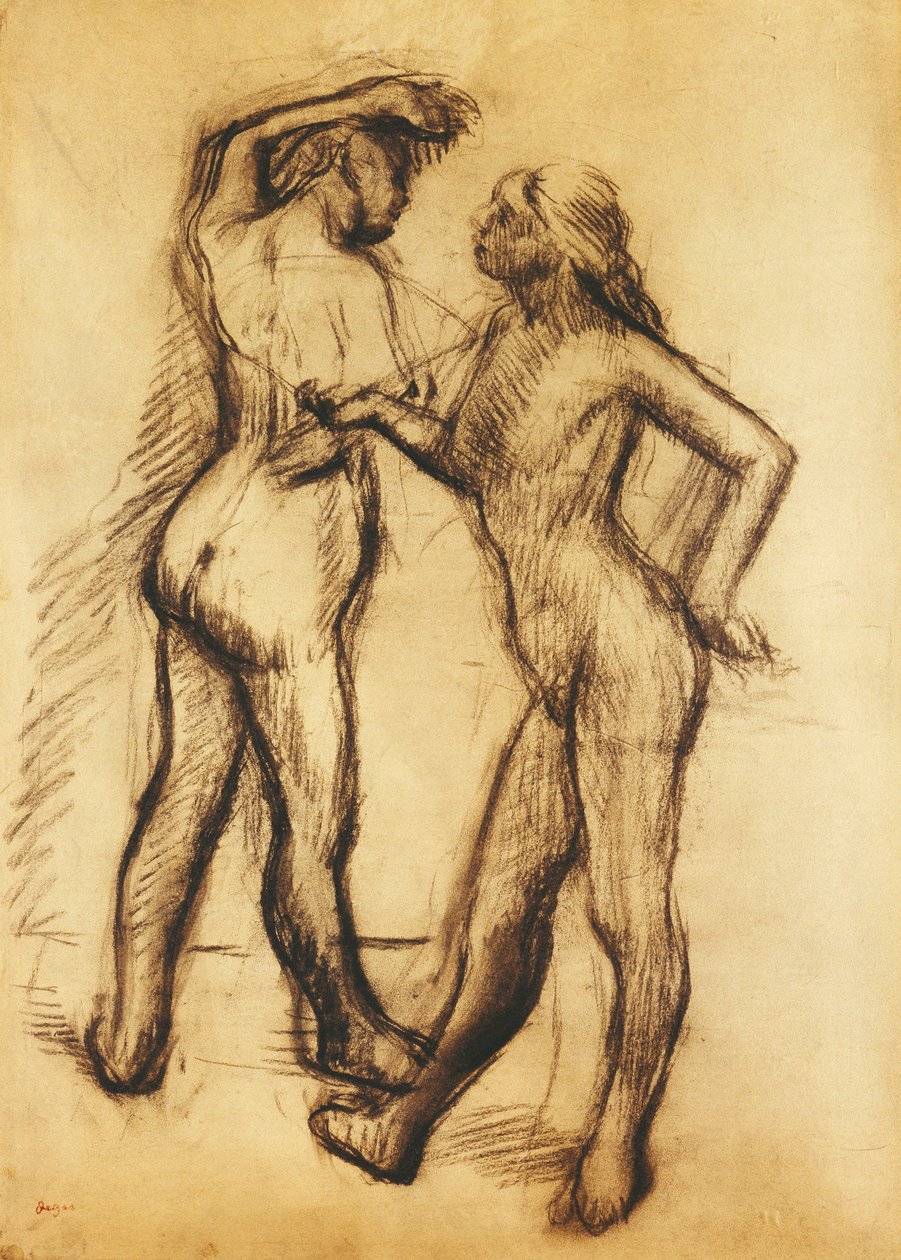 Meztelen tanulmány alkotó: Edgar Degas