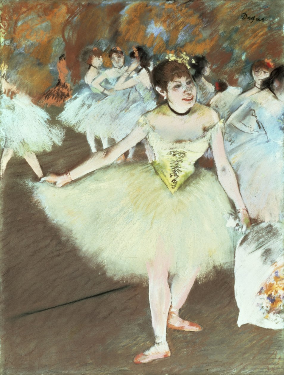 Színpadon, 1879-81 alkotó: Edgar Degas