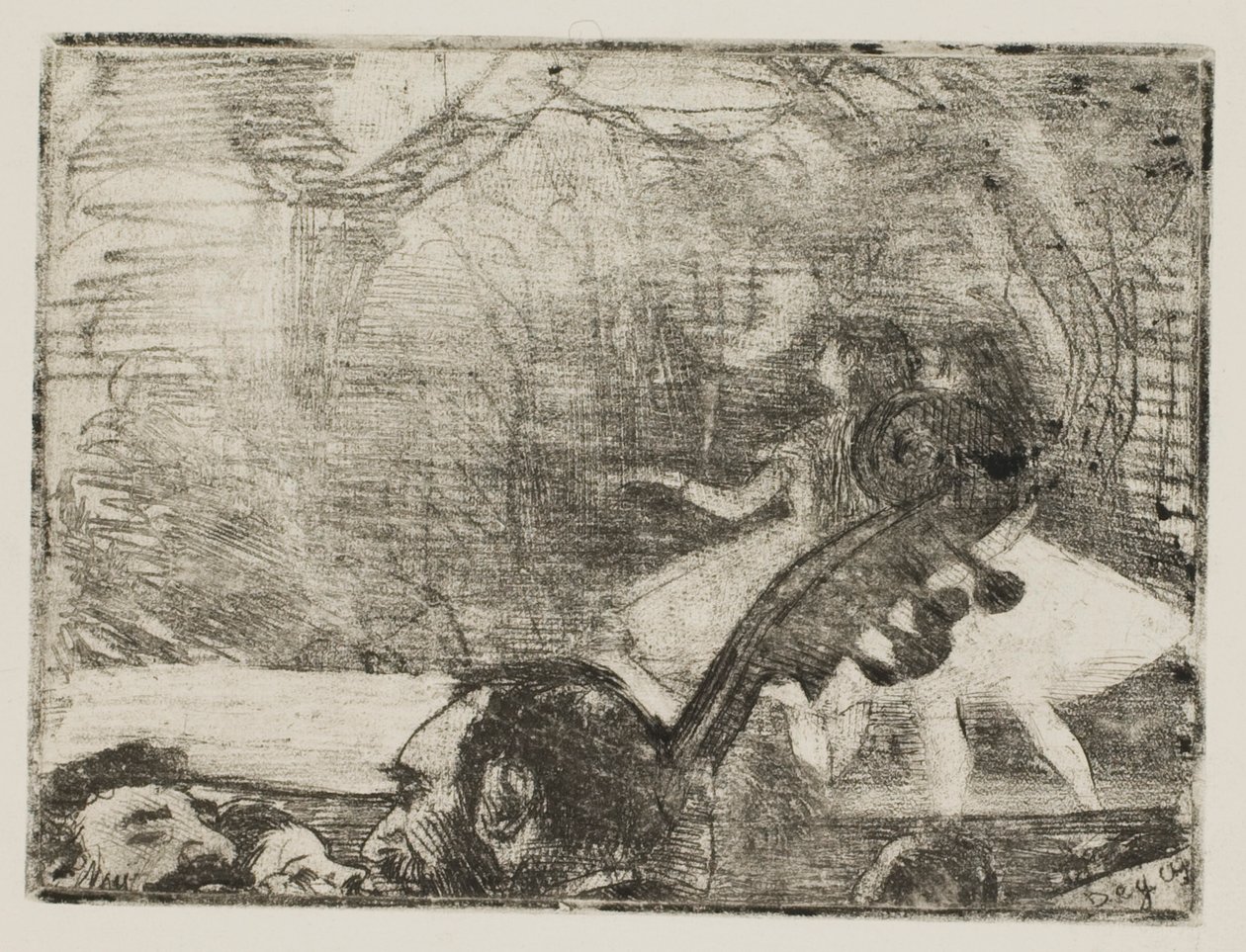 A színpadon I alkotó: Edgar Degas