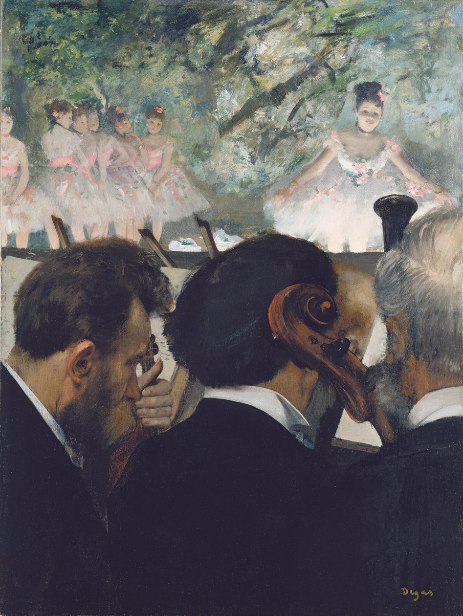 Zenekari zenészek alkotó: Edgar Degas
