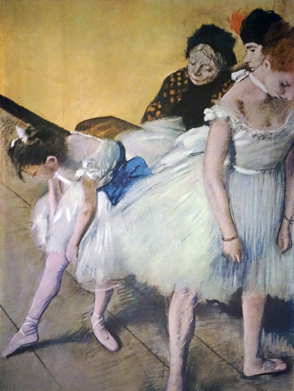Edgar Degas festménye The Dancing Class címmel alkotó: Edgar Degas