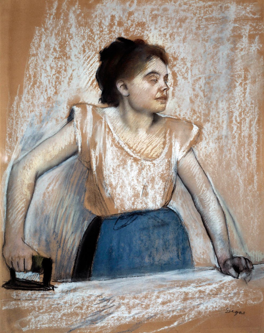 Edgar Degas (1834-1917) pasztellfestménye. 1869 V. 0,74 x 0,61 m Párizs, Muse d