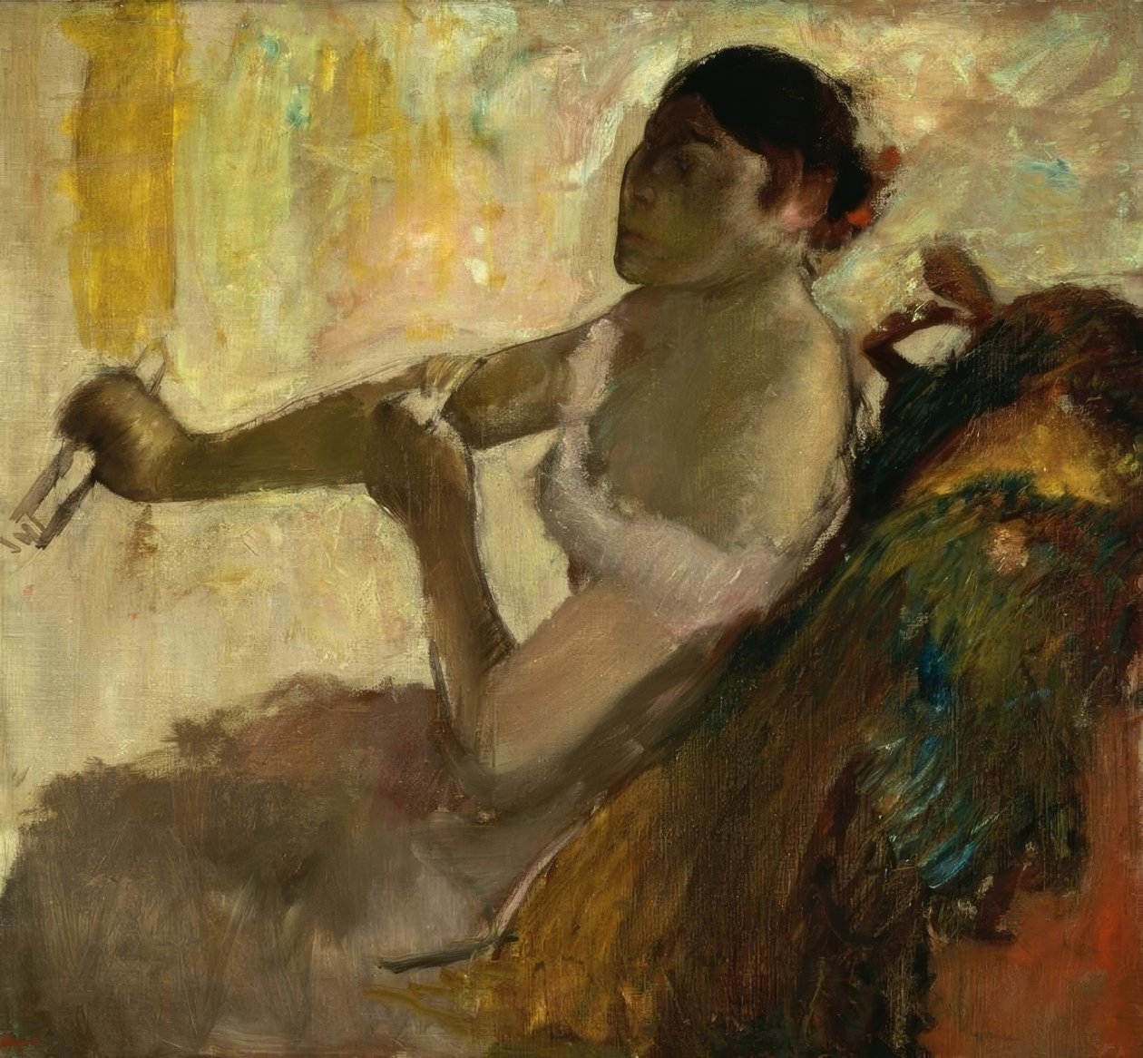 Rose Caron portréja alkotó: Edgar Degas
