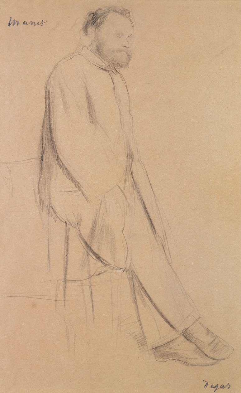Edouard Manet (1832-83) portréja alkotó: Edgar Degas