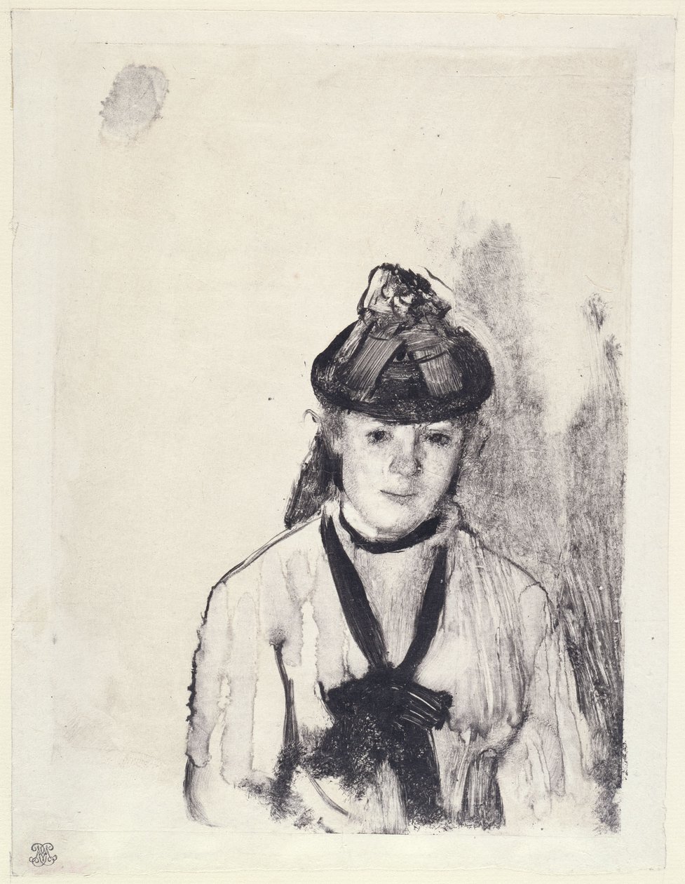 Ellen Andrée portréja alkotó: Edgar Degas