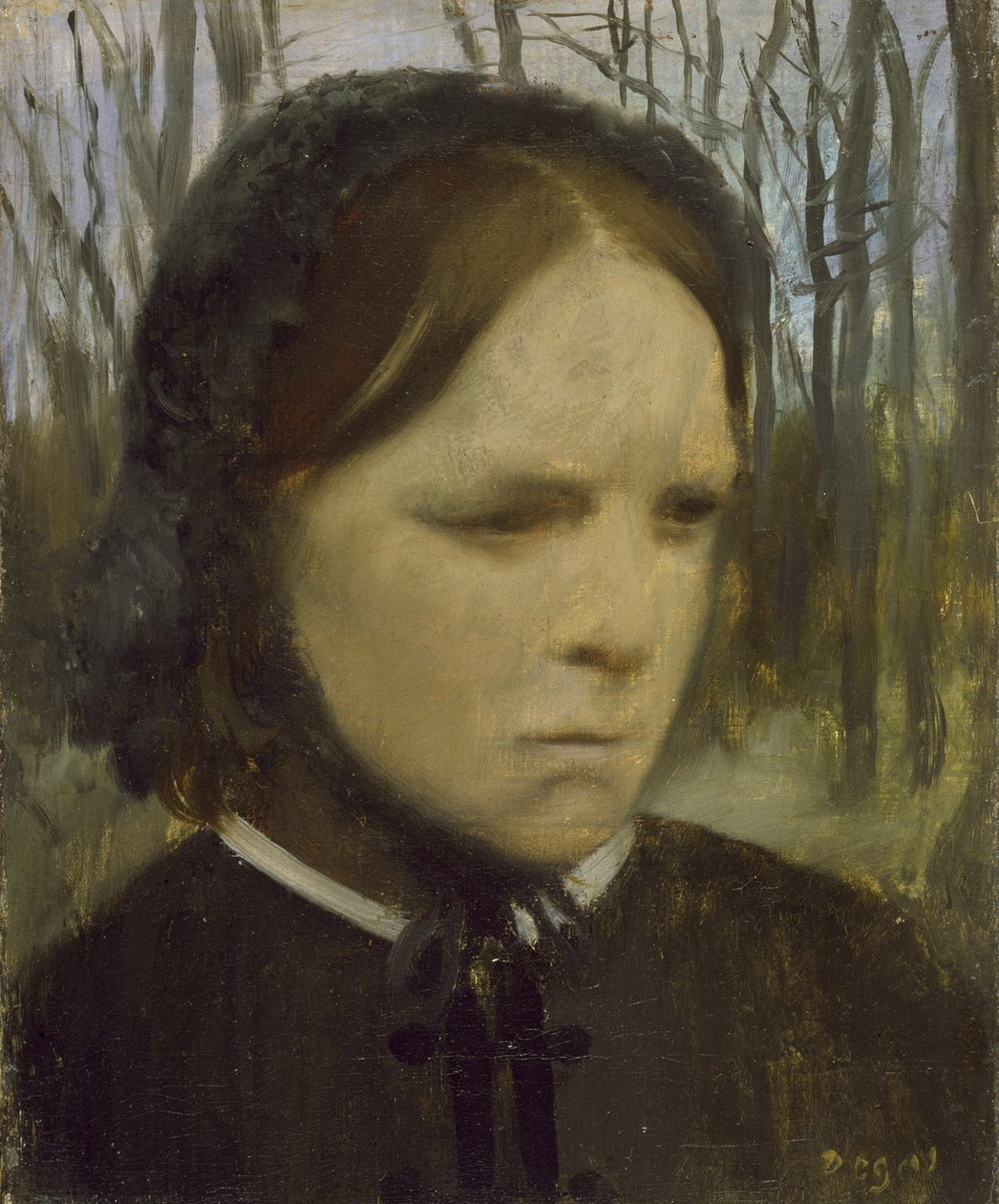 Estelle Balfour portréja, 1863-65 alkotó: Edgar Degas