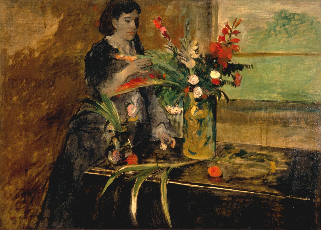 Estelle Musson Degas portréja, 1872 alkotó: Edgar Degas
