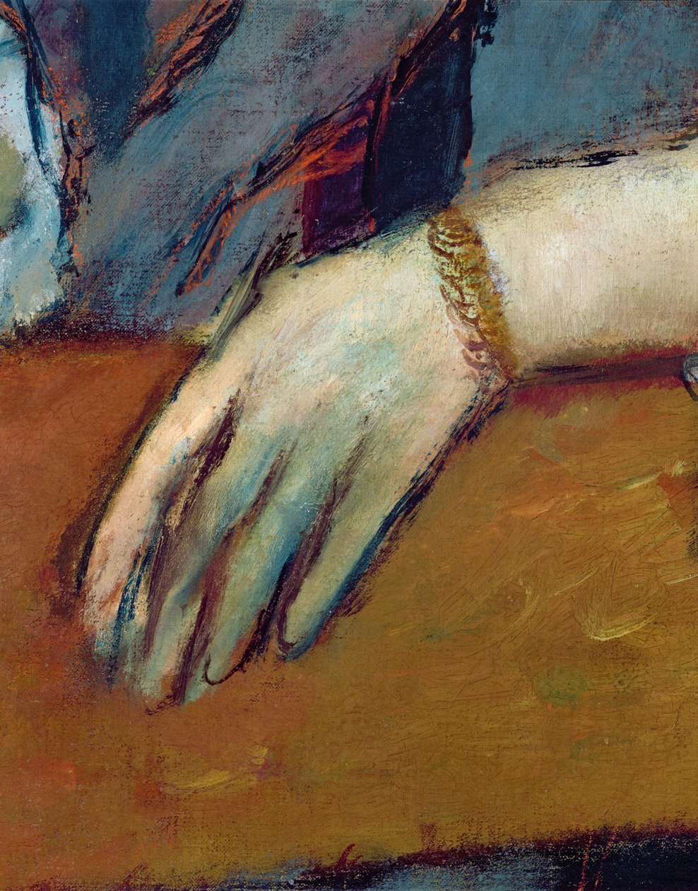 Helene Rouart portréja (1886) (részlet) alkotó: Edgar Degas