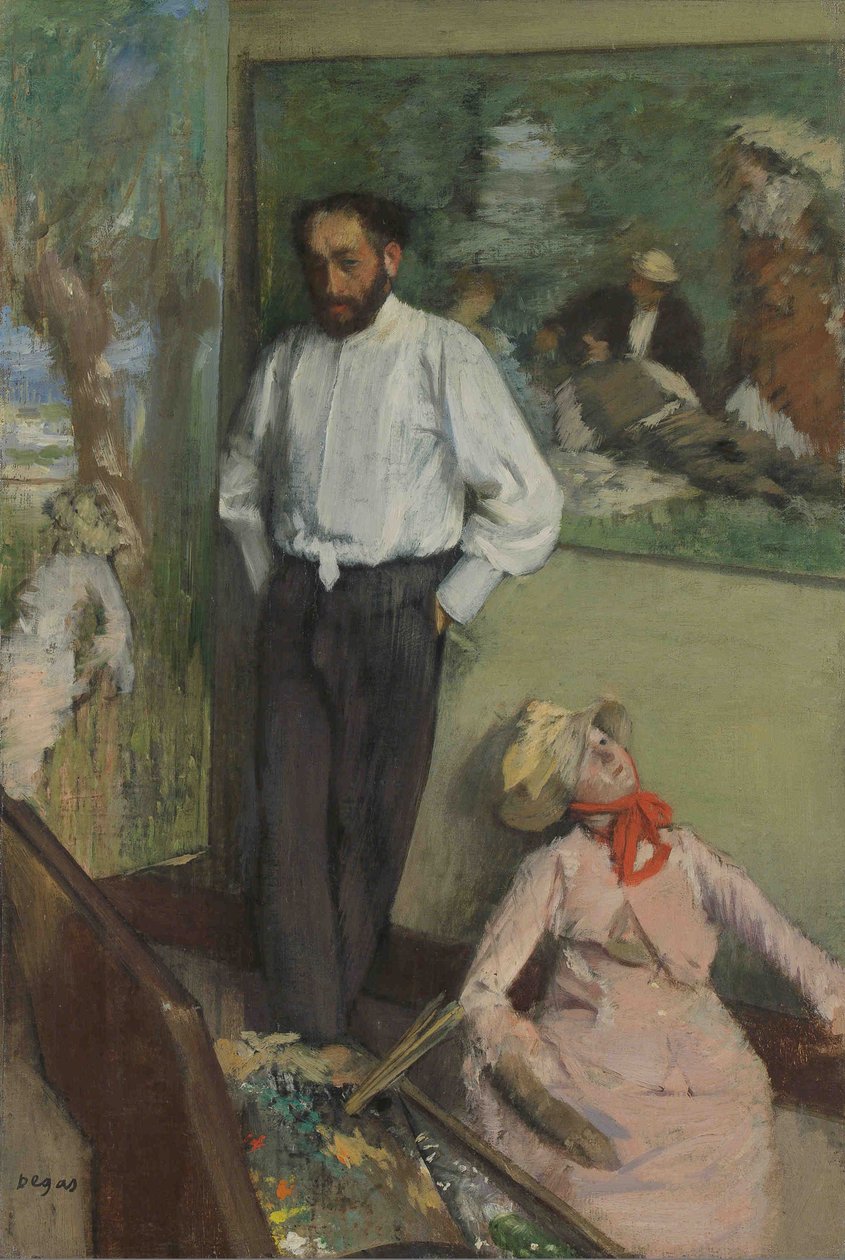 Henri Michel-Lévy portréja 1844-1914, 1878 körül. alkotó: Edgar Degas