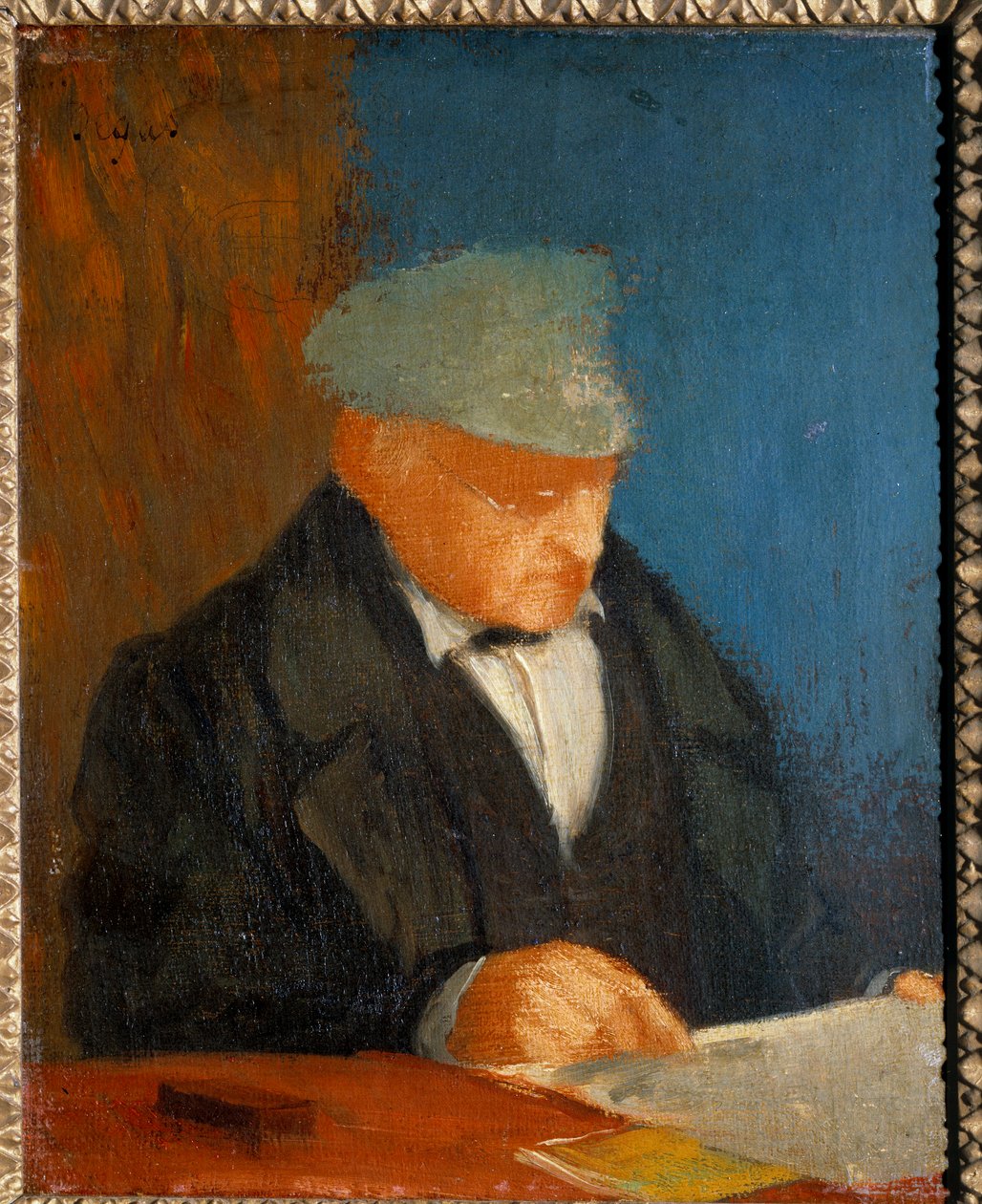 Hilaire Degas (1770-1858) portréja, a művész nagyapja Edgar Degas festménye (1834-1917) 19. század V. 0,25x0,25 m Párizs, Muse d