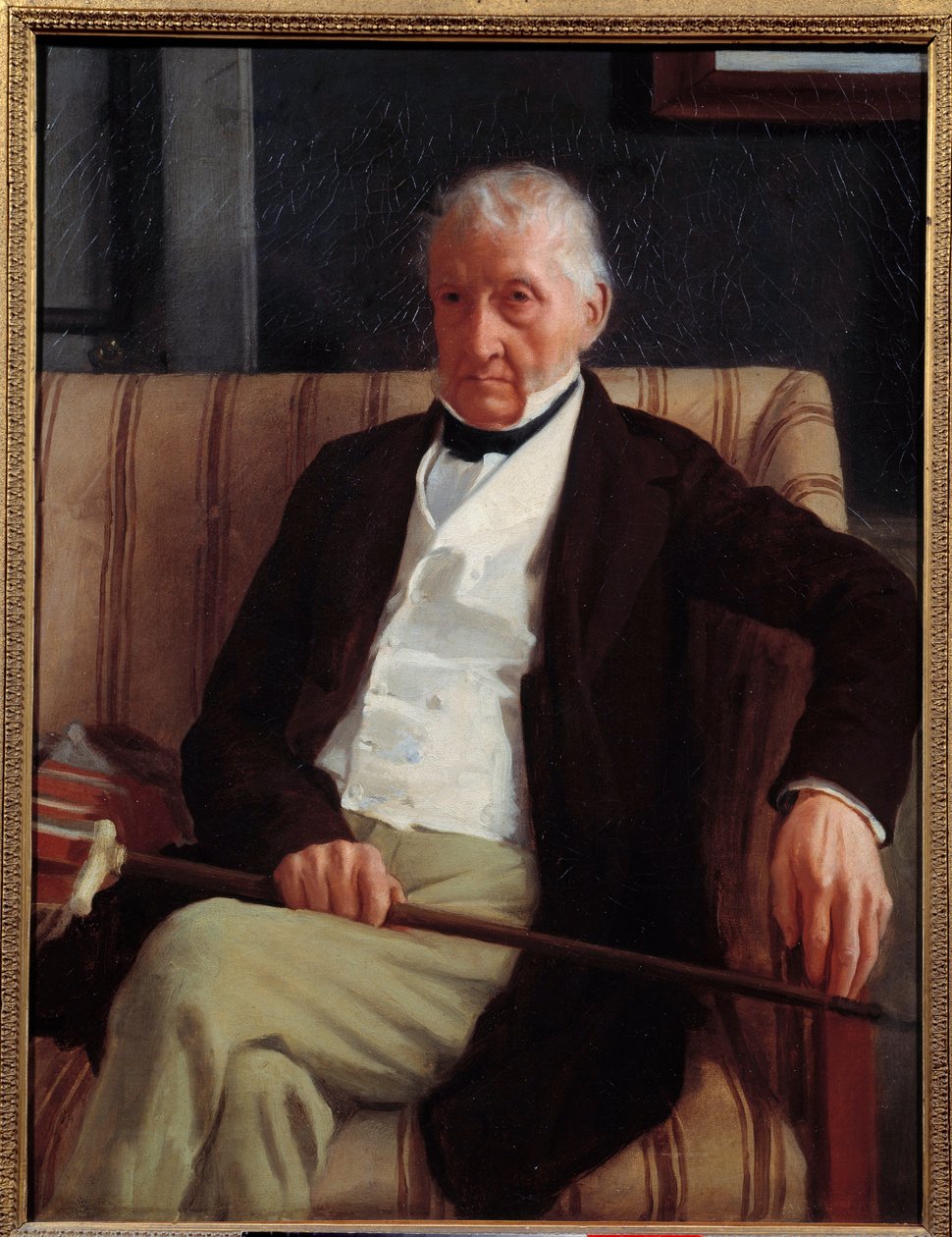 Hilaire Degas (1770 - 1858), a művész nagyapja portréja. Edgar Degas (1834-1917) festménye alkotó: Edgar Degas