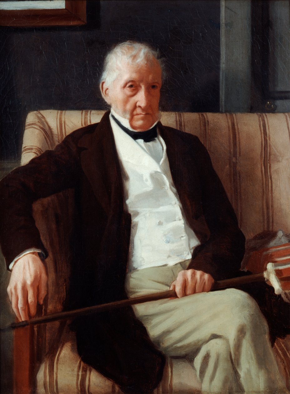 Hilaire de Gas, a művész nagyapja portréja, 1857 alkotó: Edgar Degas