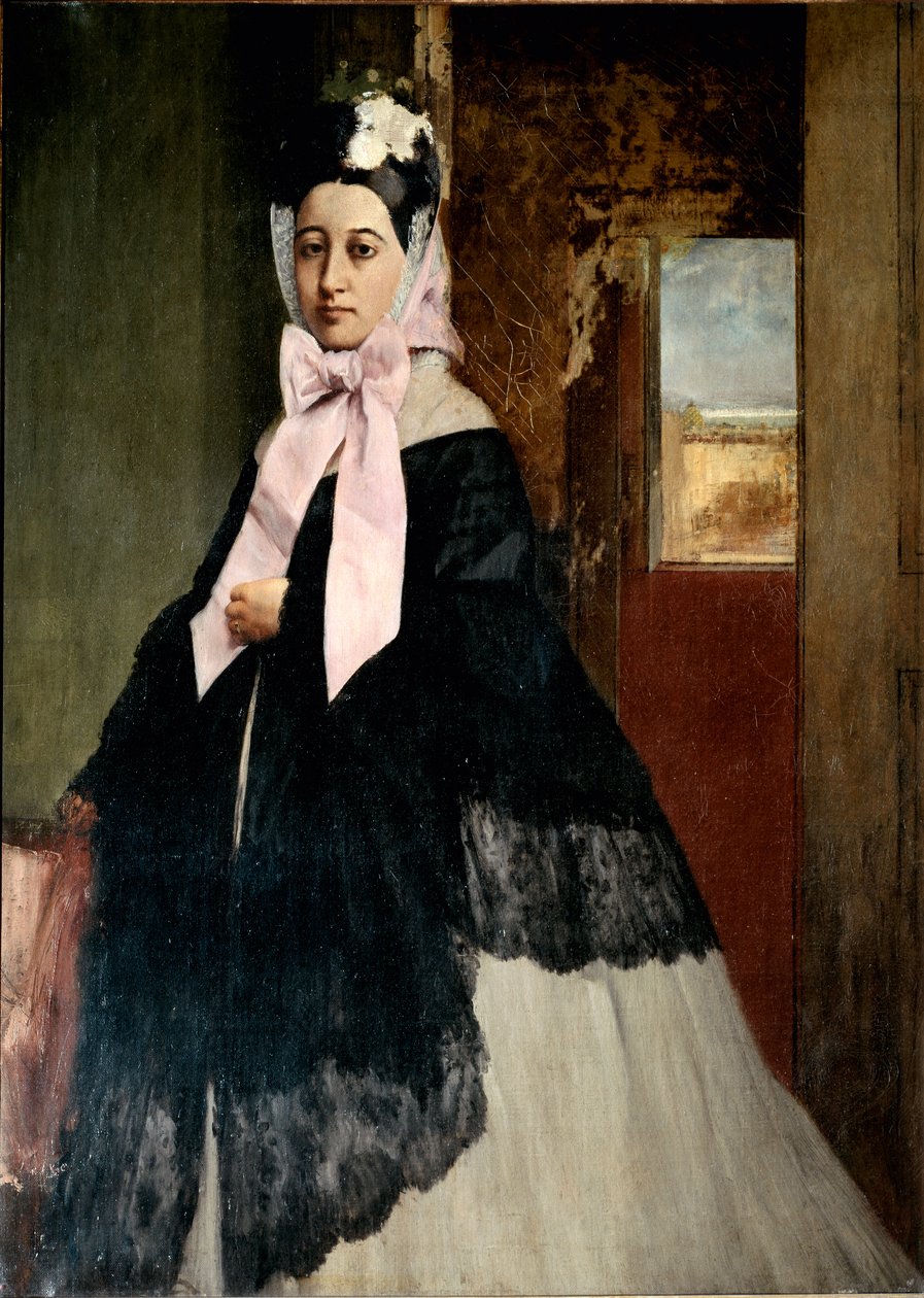 Therese De Gas (Degas) portréja, 1863 körül (olaj, vászon) alkotó: Edgar Degas