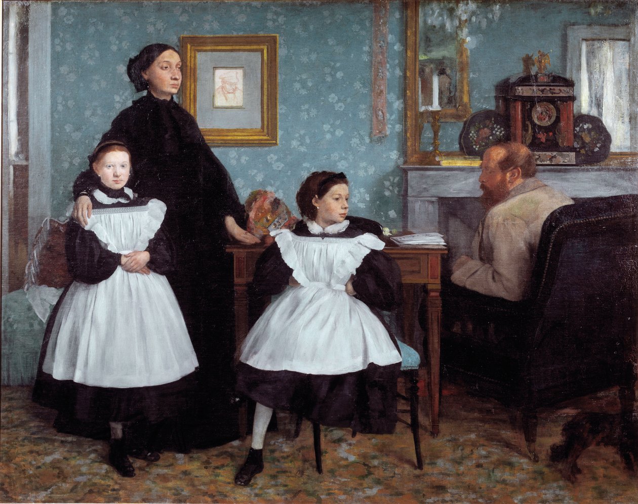 A Bellelli család portréja (olaj, vászon alkotó: Edgar Degas