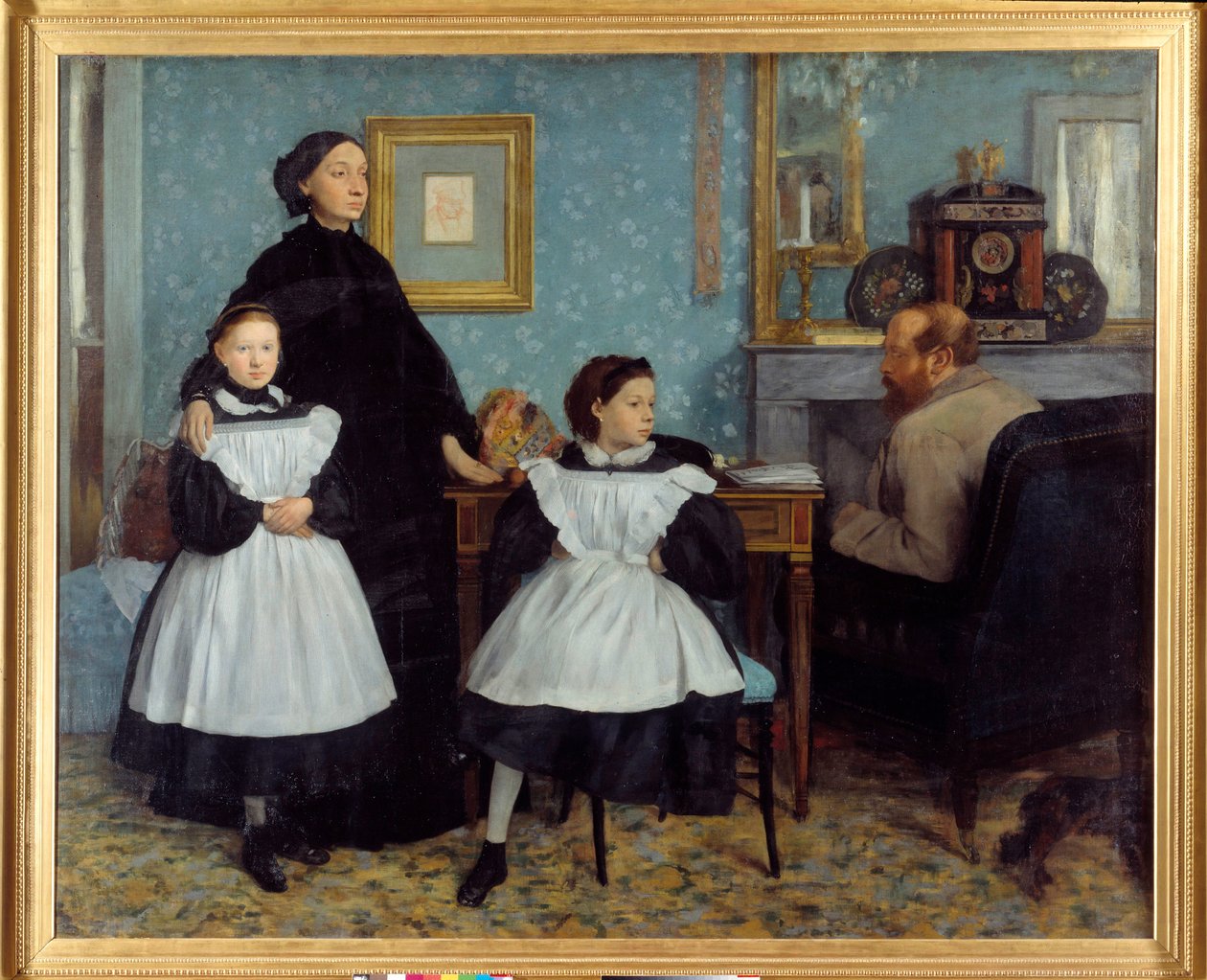 A Bellelli család portréja A festő néhány hónapot Toszkánában töltött nagybátyjainál, a Bellelli - Edgar Degas festménye (1834-1917) alkotó: Edgar Degas