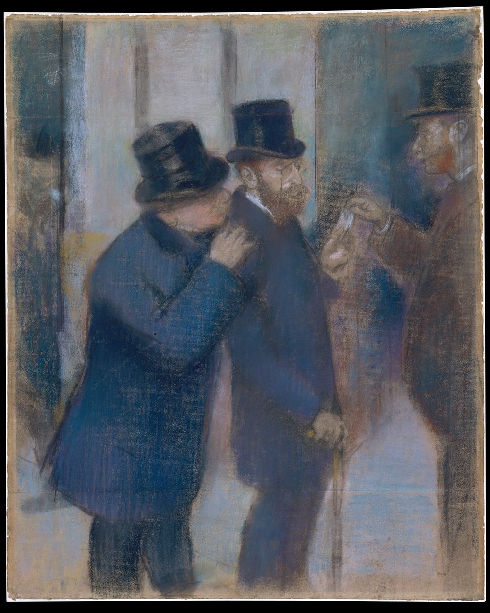 Portrék a tőzsdén alkotó: Edgar Degas