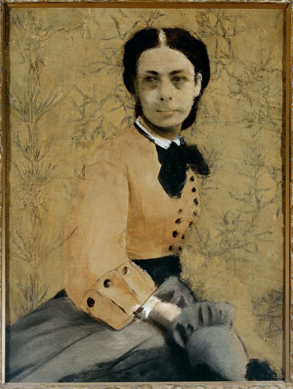 Pauline Metternich hercegnő (olaj, vászon) alkotó: Edgar Degas