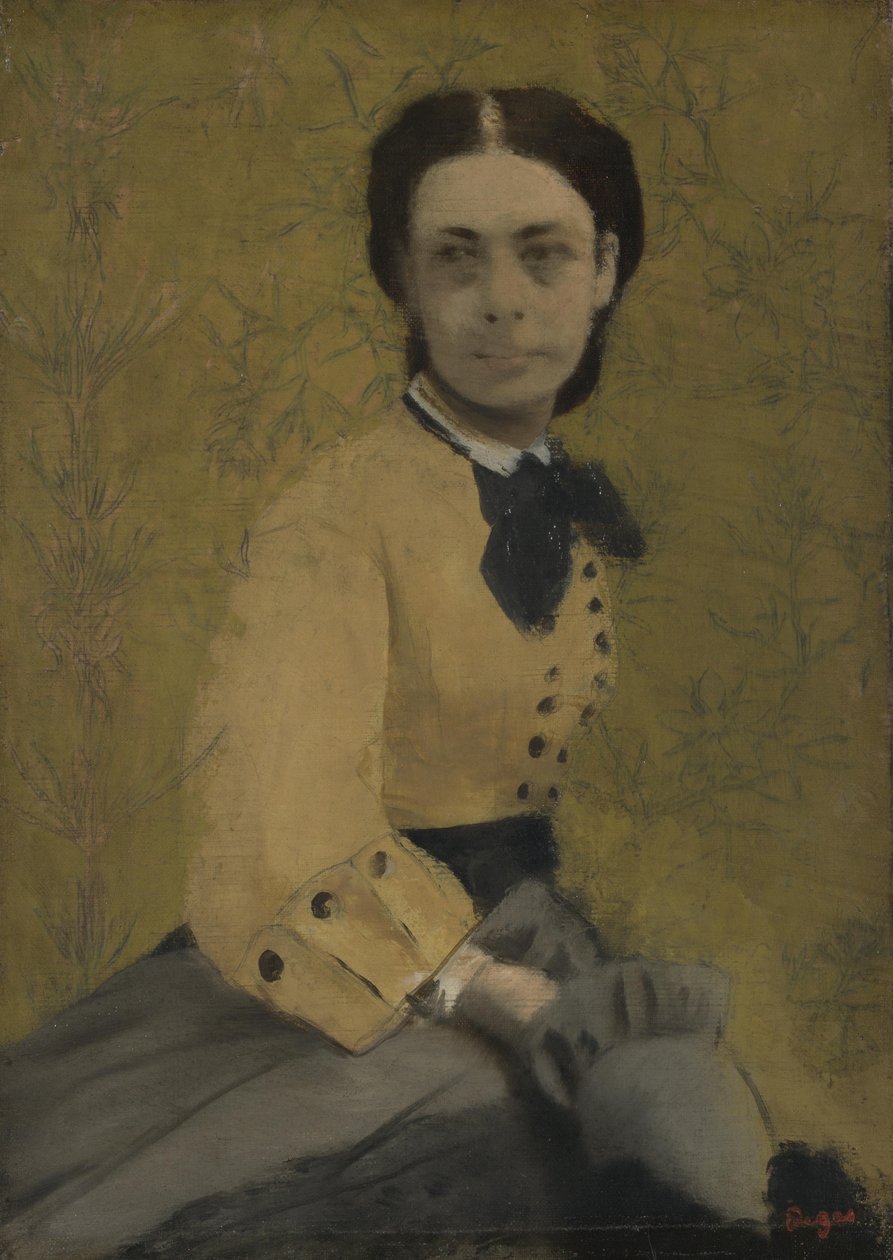 Pauline de Metternich hercegnő, 1865 alkotó: Edgar Degas