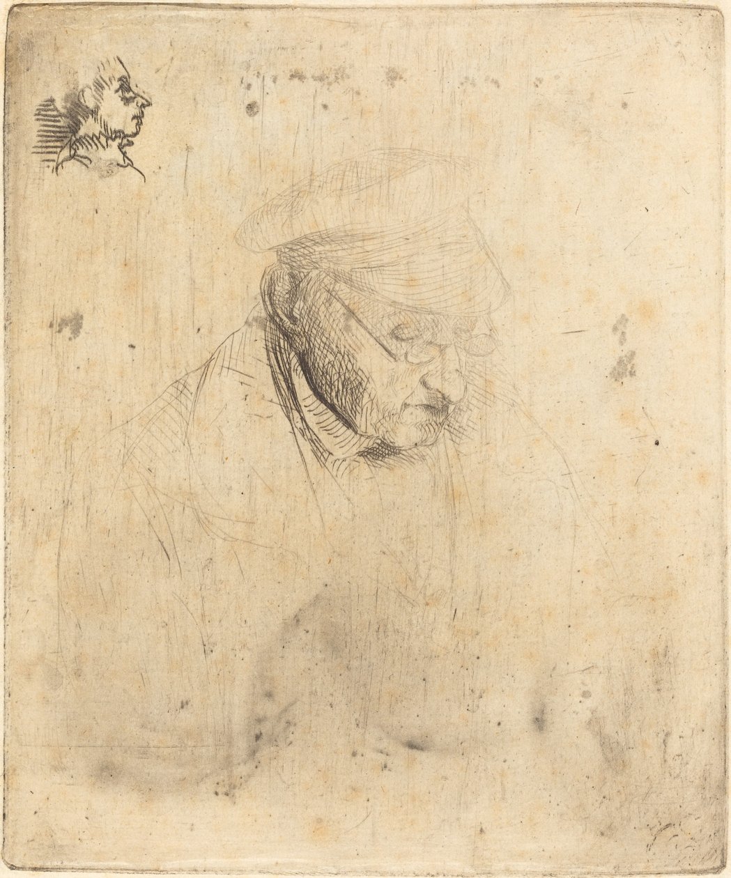 René-Hilaire de Gas, a művész nagyapja, 1856. alkotó: Edgar Degas