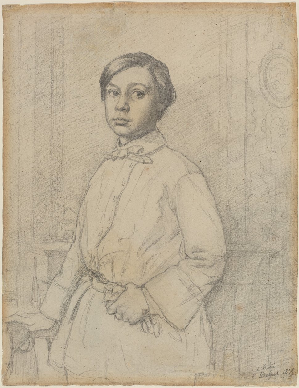 René de Gas [előlap] alkotó: Edgar Degas