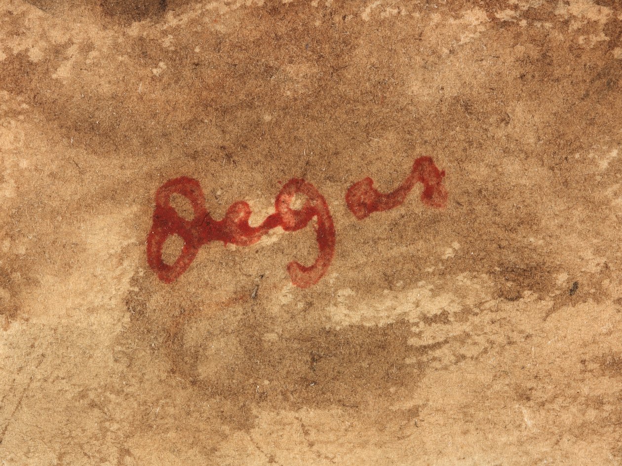 Sziklák Bagnoles-De-L"Orne-ban alkotó: Edgar Degas