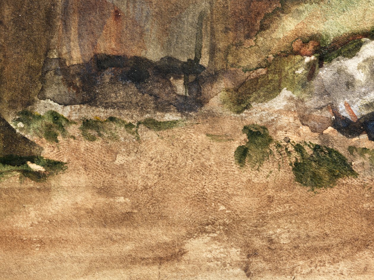 Sziklák Bagnoles-De-L"Orne-ban alkotó: Edgar Degas