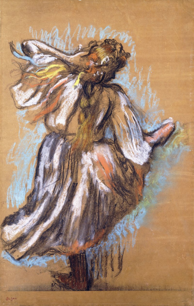 Orosz táncos, 1895 alkotó: Edgar Degas