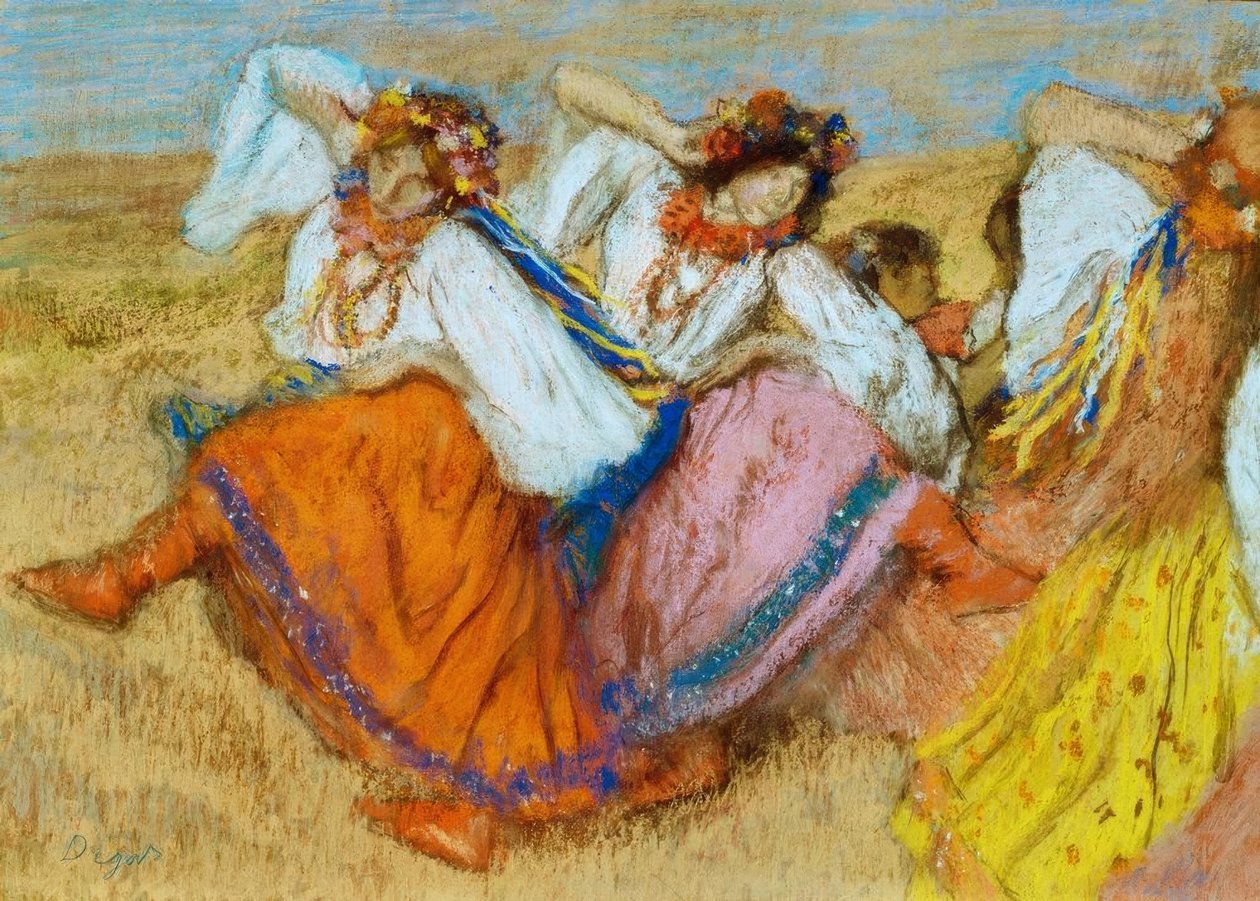 Orosz táncosok alkotó: Edgar Degas