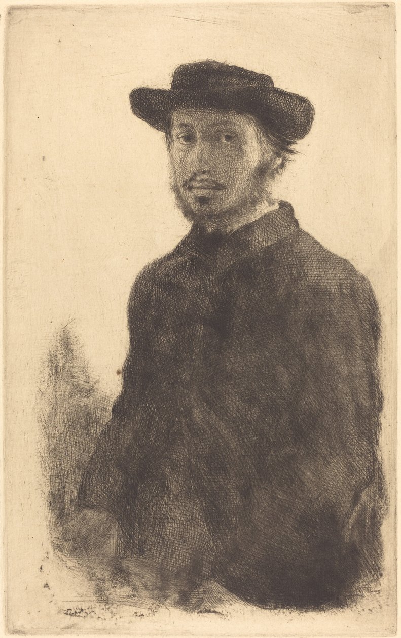 Önarckép (Edgar Degas, egyedül) alkotó: Edgar Degas